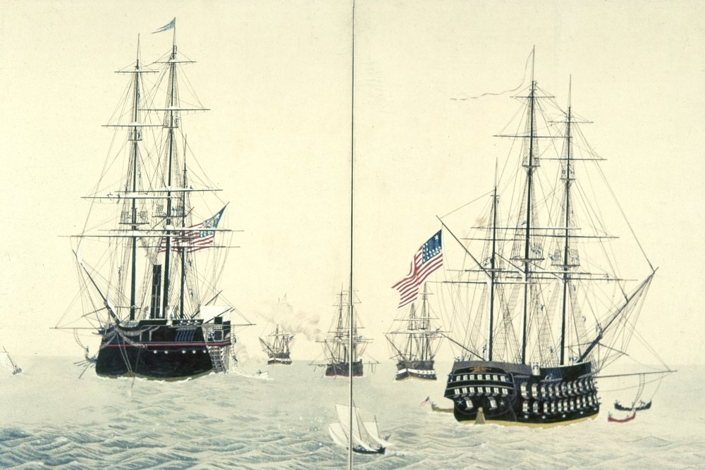 Amazon.co.jp: Japan Perry Expedition Ntwo Of The Ship In Commodore